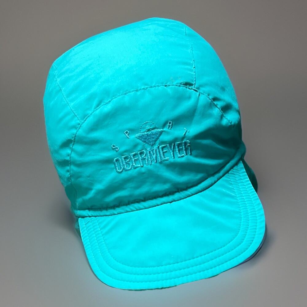 Obermeyer Sport Winter Hat Trapped Sz L Earflap Ski Snowboard Light Green